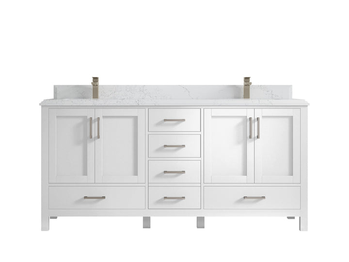 Malibu 72 in. W x 22 in. D Double Sink Bathroom Vanity - photo 27
