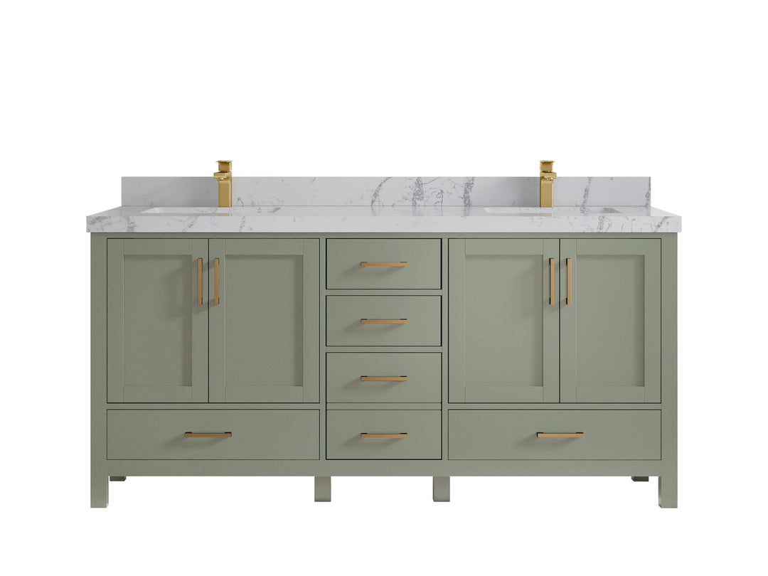Malibu 72 in. W x 22 in. D Double Sink Bathroom Vanity - Willow Bath and Vanity
