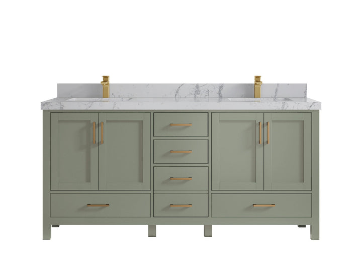 Malibu 72 in. W x 22 in. D Double Sink Bathroom Vanity - photo 43