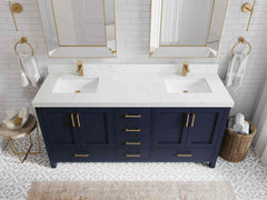 Malibu 72 in. W x 22 in. D Double Sink Bathroom Vanity - photo 30