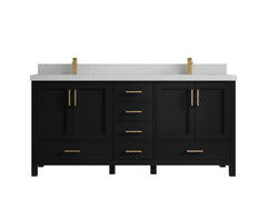 Malibu 72 in. W x 22 in. D Double Sink Bathroom Vanity - photo 12