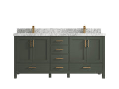 Malibu 72 in. W x 22 in. D Double Sink Bathroom Vanity - photo 8