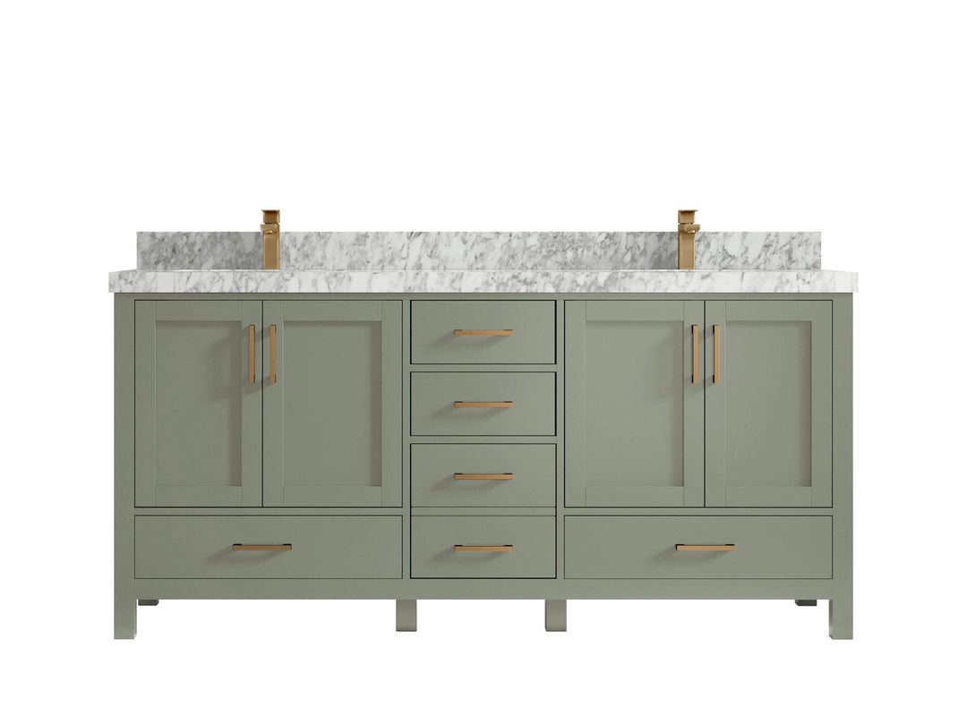 Malibu 72 in. W x 22 in. D Double Sink Bathroom Vanity - Willow Bath and Vanity