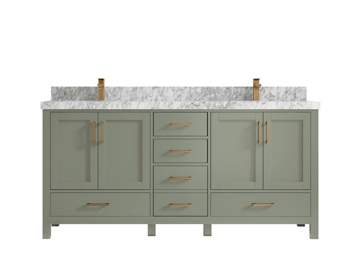 Malibu 72 in. W x 22 in. D Double Sink Bathroom Vanity - photo 7