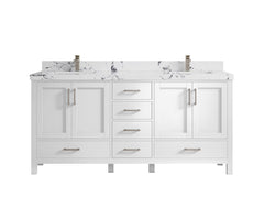 Malibu 72 in. W x 22 in. D Double Sink Bathroom Vanity - photo 41