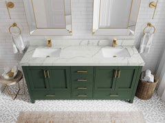 Malibu 72 in. W x 22 in. D Double Sink Bathroom Vanity - photo 42