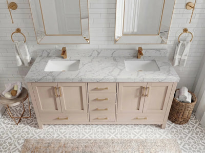 Malibu 72 in. W x 22 in. D Double Sink Bathroom Vanity - Willow Bath and Vanity