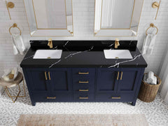 Malibu 72 in. W x 22 in. D Double Sink Bathroom Vanity - photo 8