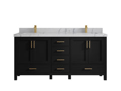 Malibu 72 in. W x 22 in. D Double Sink Bathroom Vanity - photo 43