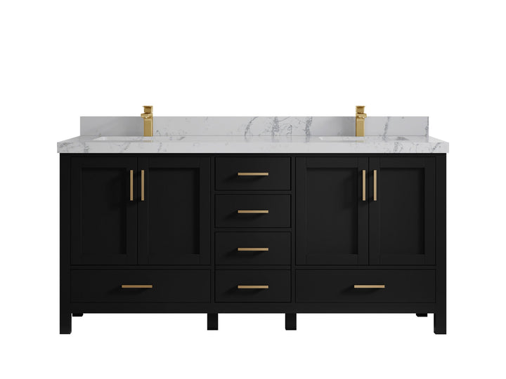 Malibu 72 in. W x 22 in. D Double Sink Bathroom Vanity - photo 43