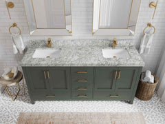 Malibu 72 in. W x 22 in. D Double Sink Bathroom Vanity - photo 7