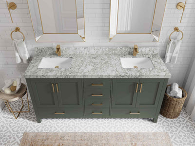 Malibu 72 in. W x 22 in. D Double Sink Bathroom Vanity - Willow Bath and Vanity