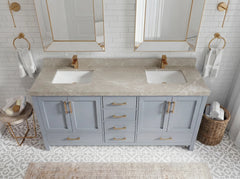 Malibu 72 in. W x 22 in. D Double Sink Bathroom Vanity - photo 21