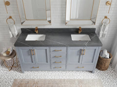 Malibu 72 in. W x 22 in. D Double Sink Bathroom Vanity - photo 20
