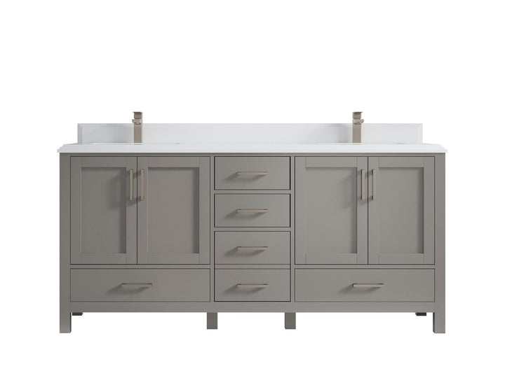 Malibu 72 in. W x 22 in. D Double Sink Bathroom Vanity - photo 29