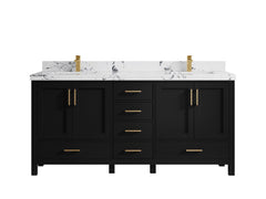 Malibu 72 in. W x 22 in. D Double Sink Bathroom Vanity - photo 40