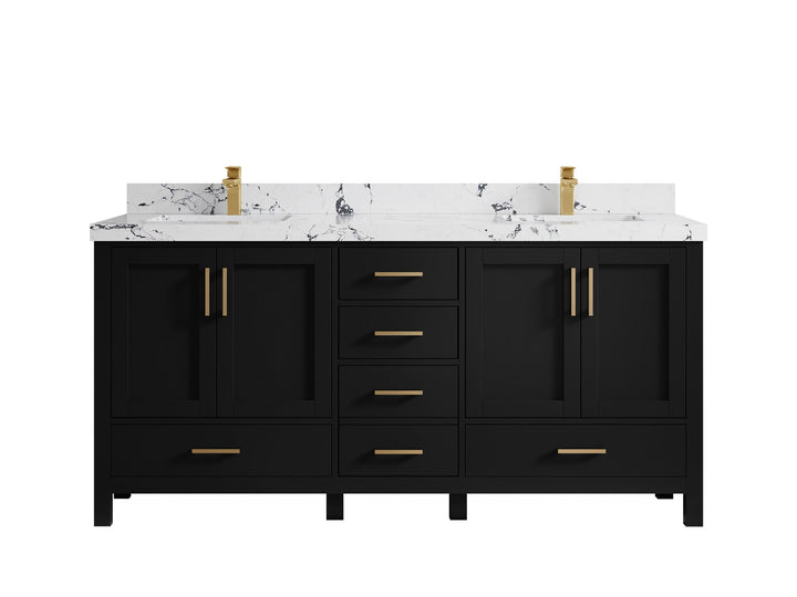 Malibu 72 in. W x 22 in. D Double Sink Bathroom Vanity - photo 40
