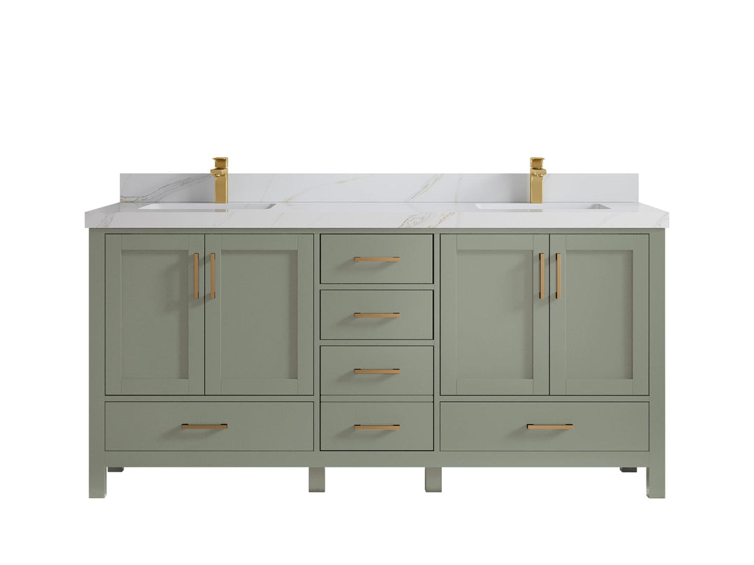 Malibu 72 in. W x 22 in. D Double Sink Bathroom Vanity - Willow Bath and Vanity