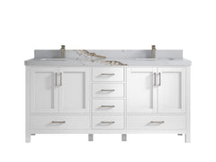 Malibu 72 in. W x 22 in. D Double Sink Bathroom Vanity - photo 15