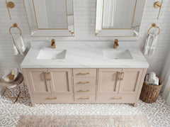 Malibu 72 in. W x 22 in. D Double Sink Bathroom Vanity - photo 22