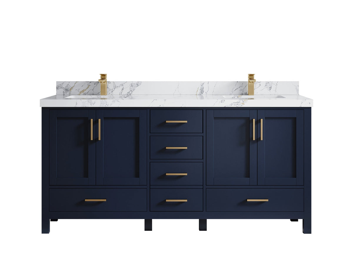 Malibu 72 in. W x 22 in. D Double Sink Bathroom Vanity - Willow Bath and Vanity