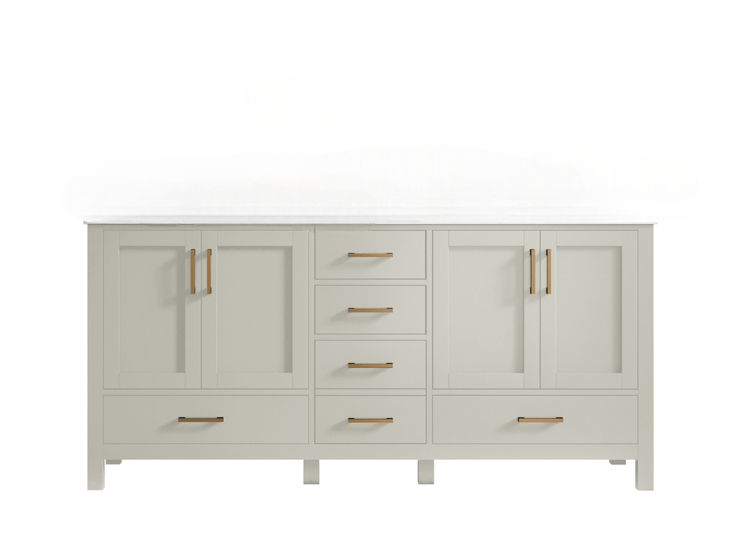 Malibu 72 in. W x 22 in. D Double Sink Bathroom Vanity - Willow Bath and Vanity