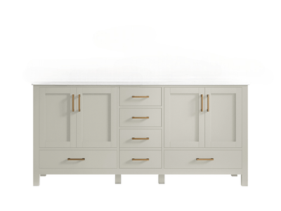 Malibu 72 in. W x 22 in. D Double Sink Bathroom Vanity - Willow Bath and Vanity