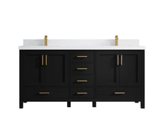 Malibu 72 in. W x 22 in. D Double Sink Bathroom Vanity - photo 45