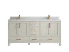 Malibu 72 in. W x 22 in. D Double Sink Bathroom Vanity - photo 1