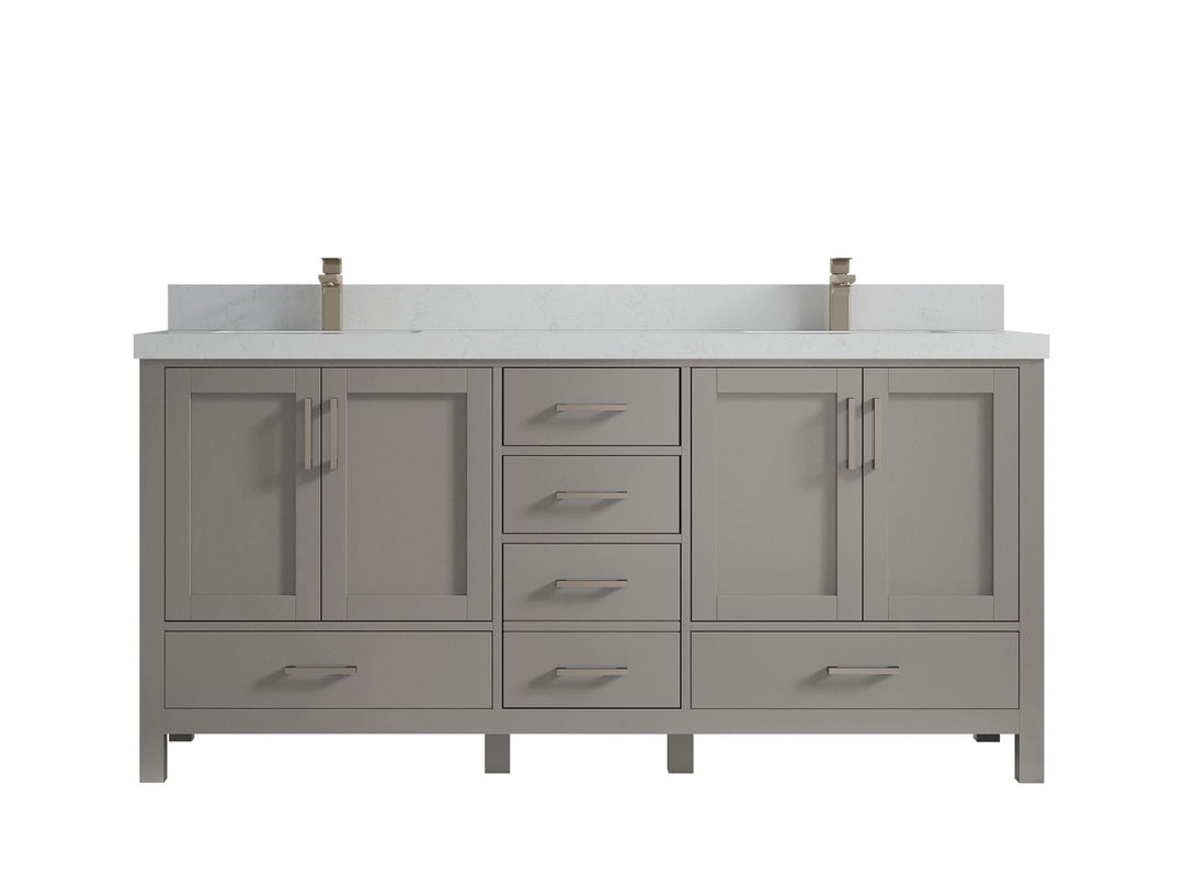 Malibu 72 in. W x 22 in. D Double Sink Bathroom Vanity - Willow Bath and Vanity