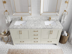 Malibu 72 in. W x 22 in. D Double Sink Bathroom Vanity - photo 10