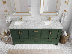 Malibu 72 in. W x 22 in. D Double Sink Bathroom Vanity - photo 10