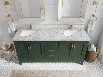 Malibu 72 in. W x 22 in. D Double Sink Bathroom Vanity - Willow Bath and Vanity
