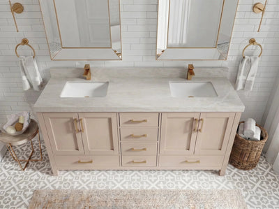 Malibu 72 in. W x 22 in. D Double Sink Bathroom Vanity - Willow Bath and Vanity