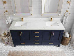 Malibu 72 in. W x 22 in. D Double Sink Bathroom Vanity - photo 22