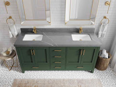 Malibu 72 in. W x 22 in. D Double Sink Bathroom Vanity - photo 34