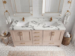 Malibu 72 in. W x 22 in. D Double Sink Bathroom Vanity - photo 30