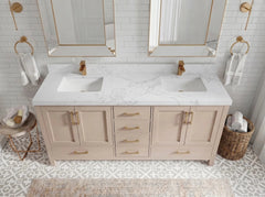 Malibu 72 in. W x 22 in. D Double Sink Bathroom Vanity - photo 17
