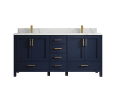 Malibu 72 in. W x 22 in. D Double Sink Bathroom Vanity - photo 25