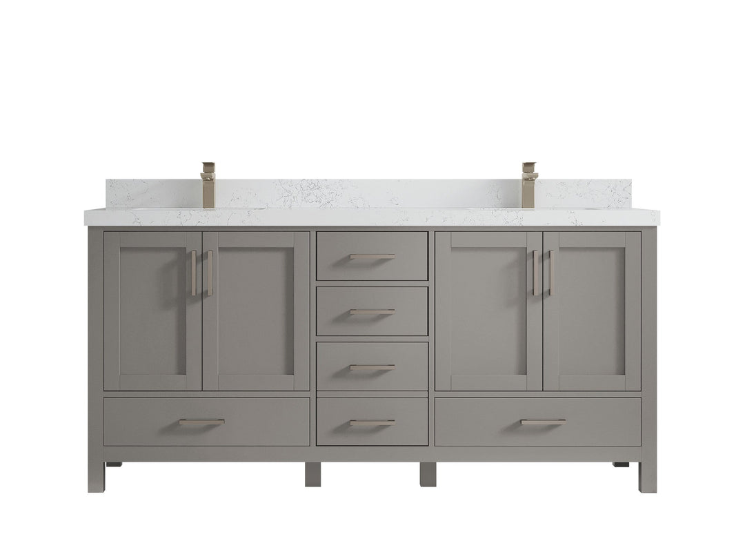 Malibu 72 in. W x 22 in. D Double Sink Bathroom Vanity - Willow Bath and Vanity