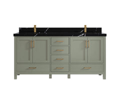 Malibu 72 in. W x 22 in. D Double Sink Bathroom Vanity - photo 11