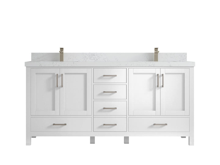 Malibu 72 in. W x 22 in. D Double Sink Bathroom Vanity - photo 31