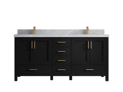 Malibu 72 in. W x 22 in. D Double Sink Bathroom Vanity - photo 32