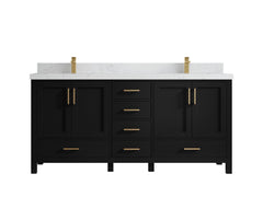 Malibu 72 in. W x 22 in. D Double Sink Bathroom Vanity - photo 30