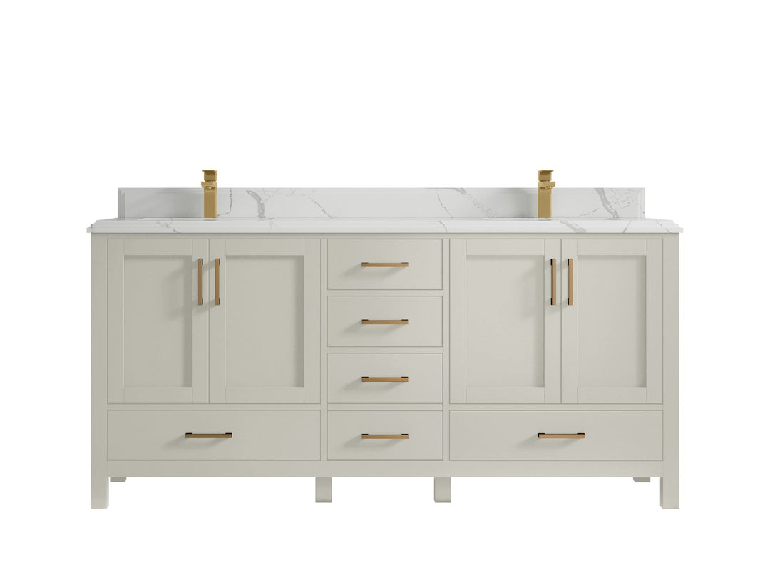 Malibu 72 in. W x 22 in. D Double Sink Bathroom Vanity - Willow Bath and Vanity
