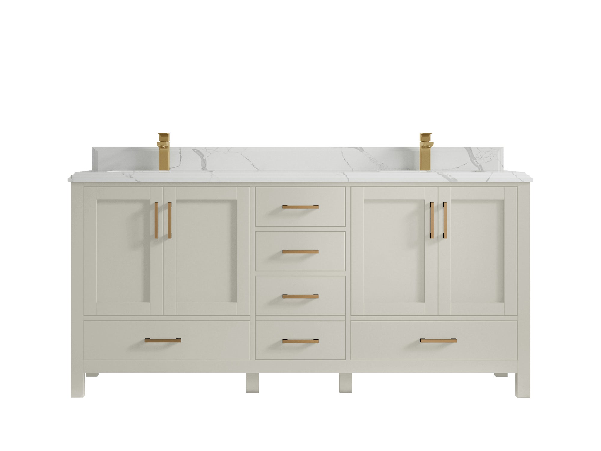 Malibu 72 in. W x 22 in. D Double Sink Bathroom Vanity - Willow Bath and Vanity