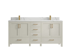 Malibu 72 in. W x 22 in. D Double Sink Bathroom Vanity - photo 23