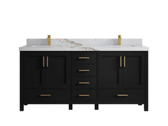 Malibu 72 in. W x 22 in. D Double Sink Bathroom Vanity - photo 14