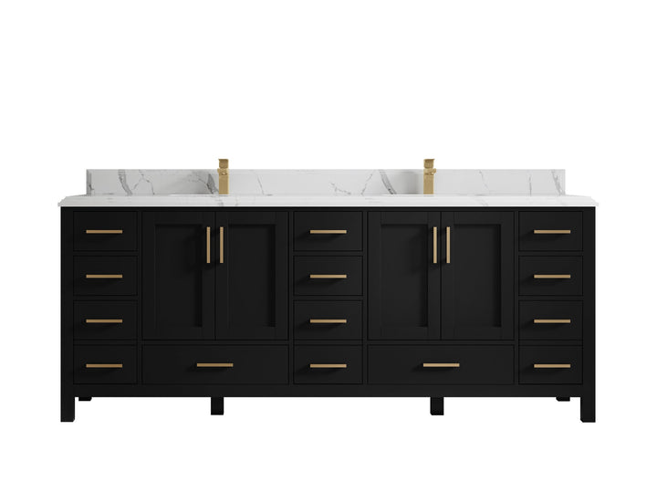 Malibu 84 in. W x 22 in. D Double Sink Bathroom Vanity - photo 27