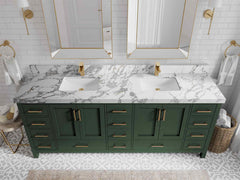 Malibu 84 in. W x 22 in. D Double Sink Bathroom Vanity - photo 20